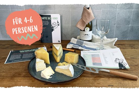Käsetasting Set für 4-6 Personen zuhause