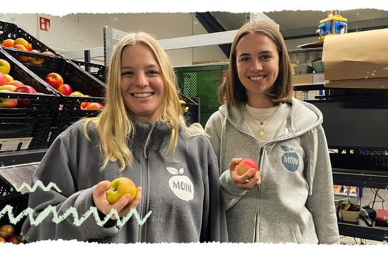 Die Azubis Alina und Isabell