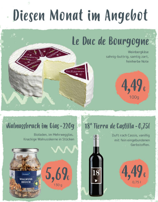 Angebote des Monats