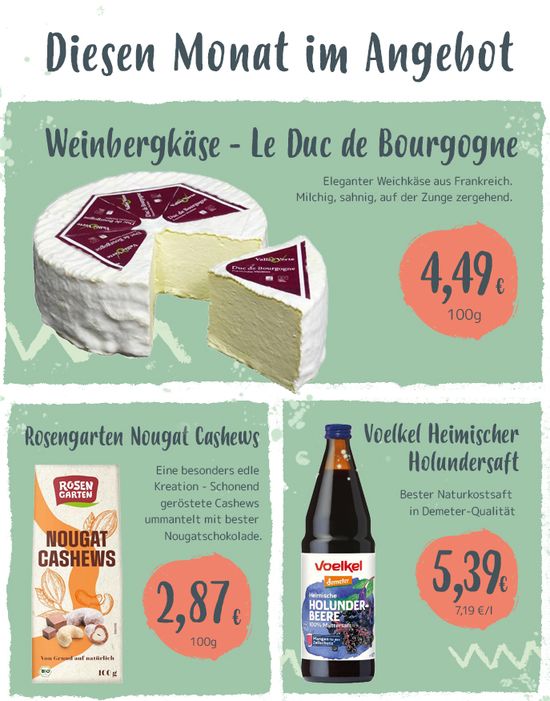 Angebote des Monats