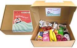 Mama Wochenbett Box mit frischen und stärkenden Produkten - das perfekte Geschenk