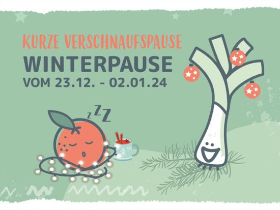 Kurze Verschnaufspause bis zum 02. Januar
