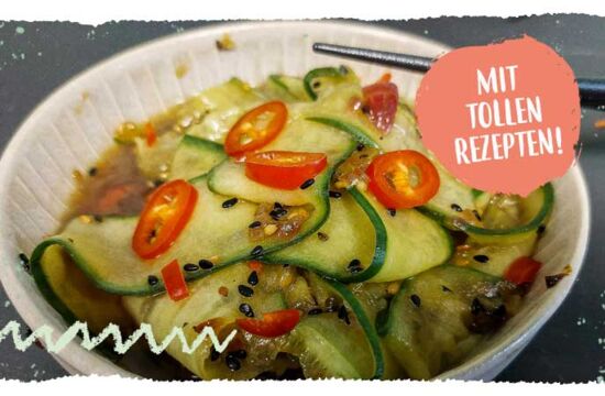 Asiatischer Gurkensalat