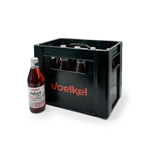 Produktfoto zu Voelkel - Bio Zisch leicht Himbeer Cassis - 10 x 0,33l