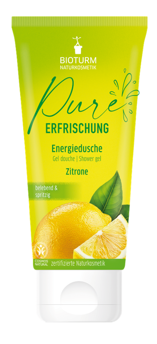 Produktfoto zu Bioturm - Duschgel Pure erfrischung Zitrone - 200ml