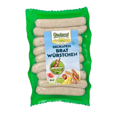 Produktfoto zu Ökoland - Bio-Bratwürstchen - 180g (9 Stück)