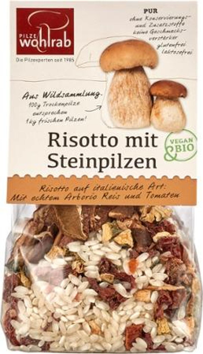 Produktfoto zu Wohlrab - Risotto mit Steinpilzen - 175g