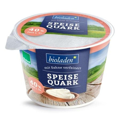 Produktfoto zu bioladen - Speisequark, 40% - 250g
