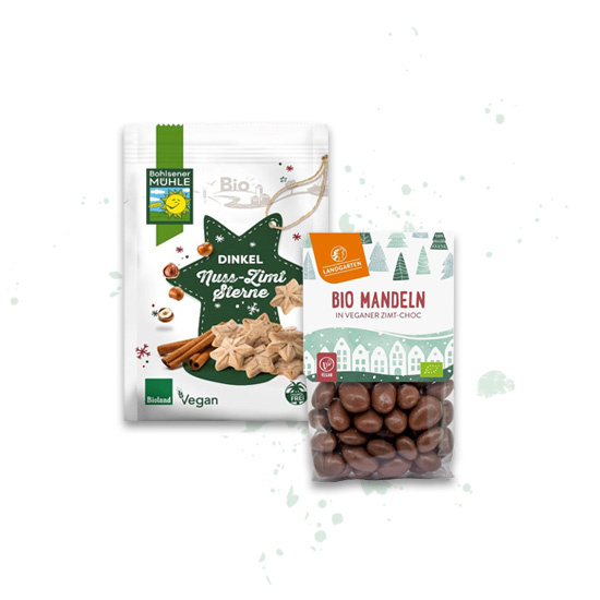 Gewinn Türchen 15: Zimt Mandeln vegan, Dinkel Nuss Zimtsterne