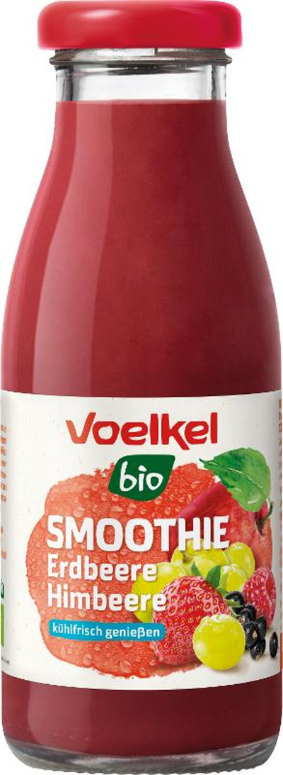 Produktfoto zu Voelkel - Smoothie Erdbeere Himbeere - 0,25 l