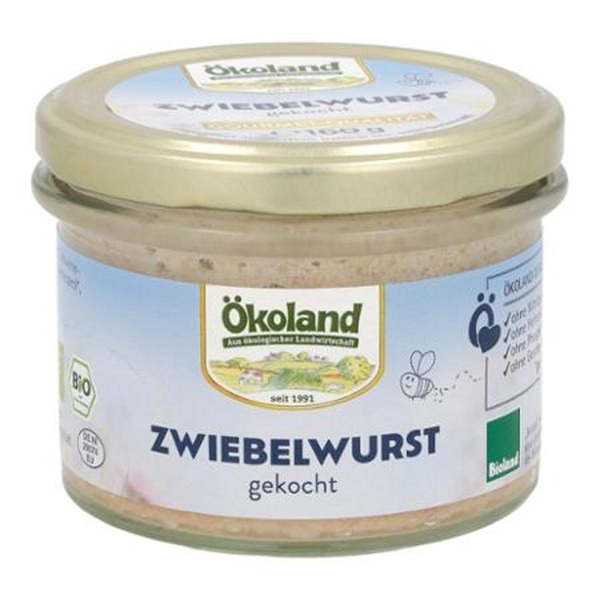 Produktfoto zu Ökoland - Zwiebelwurst gekocht - 160g