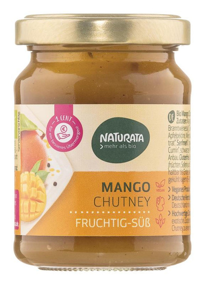 Produktfoto zu Naturata - Mango Chutney, glutenfrei - 140g