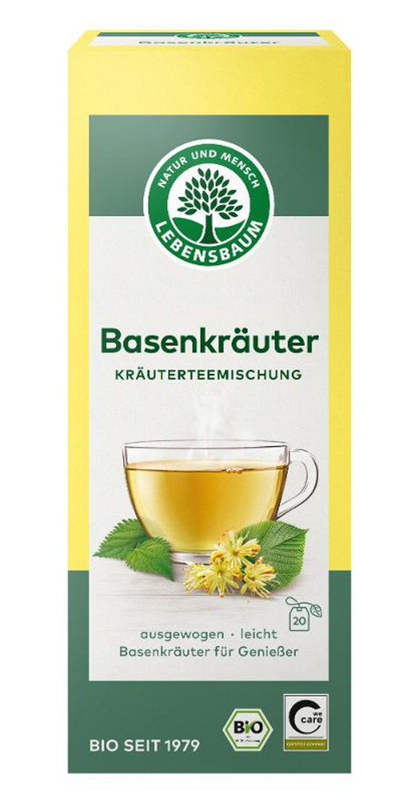 Produktfoto zu Lebensbaum - Basenkräuter mit Wildkräutern - 20 x 1,5g