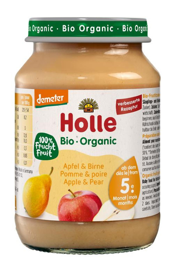 Produktfoto zu Holle - Apfel & Birne - 190g