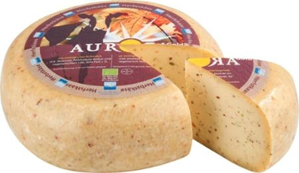 Produktfoto zu Aurora Gold - Herbstgouda, Olive_Tomate_Rosmarin - 50% Fett i. Tr.