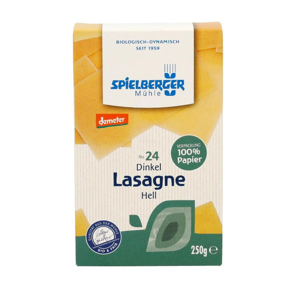 Produktfoto zu Spielberger - Dinkel Lasagne hell - 250 g