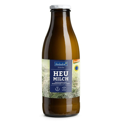 Produktfoto zu bioladen - Demeter Heumilch, 3,8% - 3 x 1l