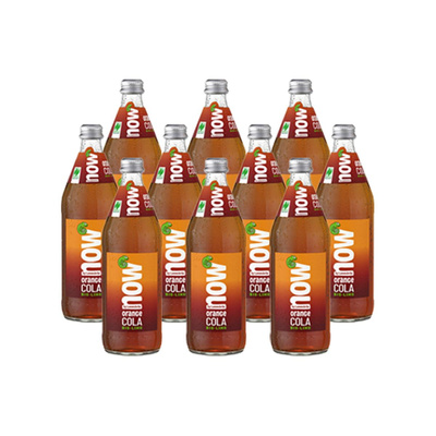 Produktfoto zu now - Orange Cola - 10 x 0,5 l