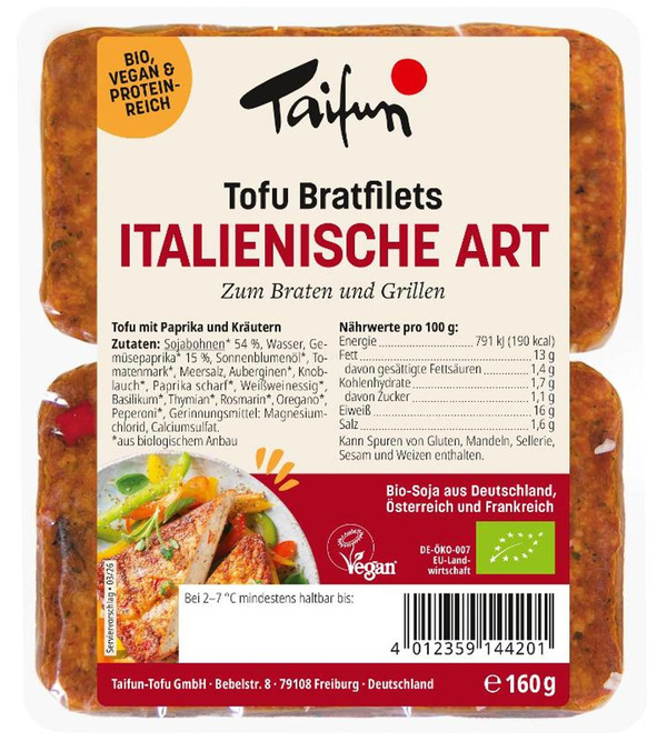 Produktfoto zu Taifun - Italienische Art Bratfilets - 160g