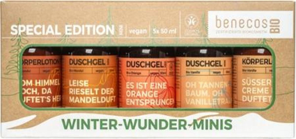 Produktfoto zu Benecos - Geschenkset Winter Wunder Minis - 5x50ml