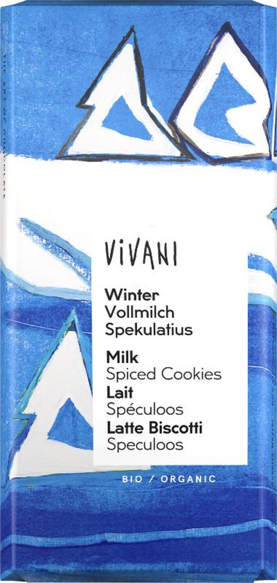 Produktfoto zu Vivani - Winterschokolade Spekulatius - 100g
