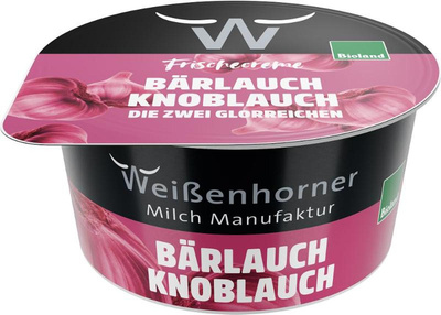 Produktfoto zu Weißenhorner - Bärlauch-Knoblauch Frischecreme- 150g