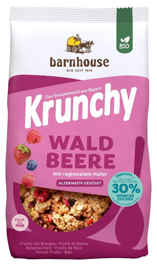 Produktfoto zu Barnhouse - Krunchy Pur Waldbeere - 500g