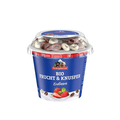 Produktfoto zu Berchtesgadener Land - Alpenzwerg Erdbeere & Knusper Joghurt - 137g