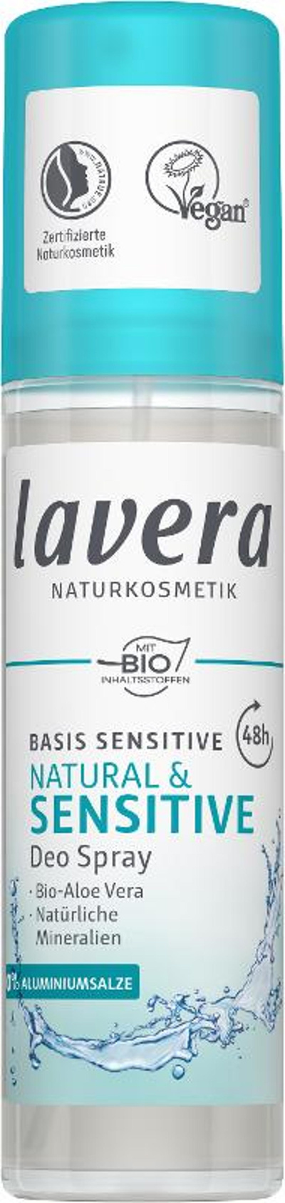 Produktfoto zu Lavera - Deo Spray, basis sensitiv - 75ml