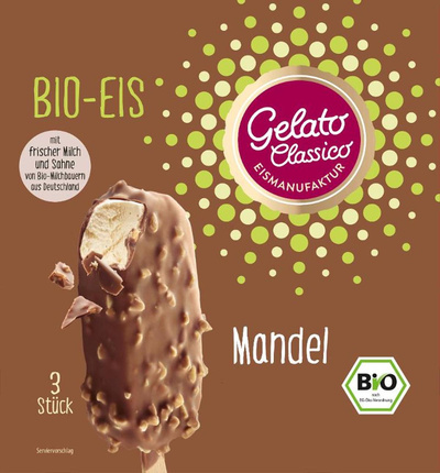 Produktfoto zu Gelato Classico - Stieleis Mandel - 270ml (3 Stück)