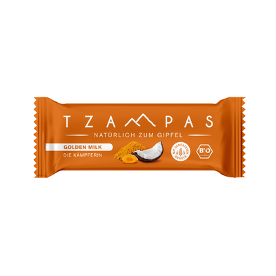 Produktfoto zu TZAMPAS - Gebinde Golden Milk Energieriegel - 16x40g
