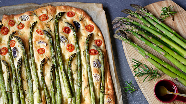 Rezeptbild für 213. Spargel Focaccia
