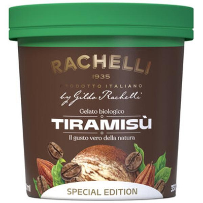 Rachelli Tiramisu Eis - 500 ml Pappbecher