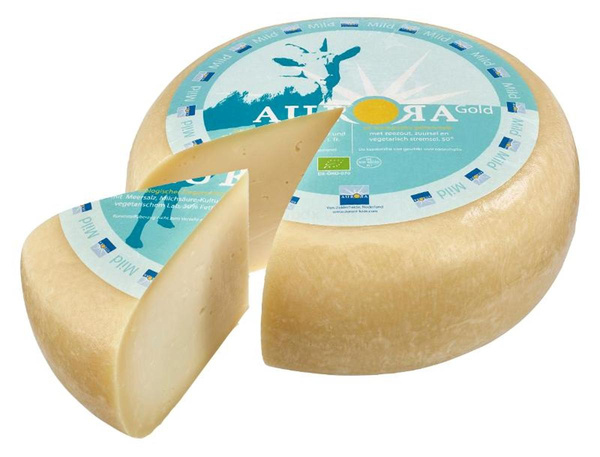 Produktfoto zu Aurora Gold - Ziegengouda jung - 50 % Fett i. Tr.