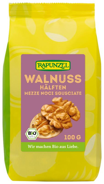 Produktfoto zu Rapunzel - Halbe Walnusskerne - 100g