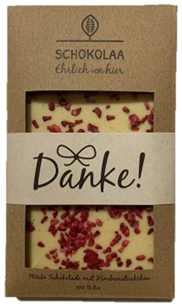 Produktfoto zu Schokolaa - Danke - 100g