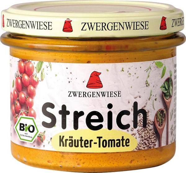 Produktfoto zu Zwergenwiese - Streich Kräuter Tomate - 180g