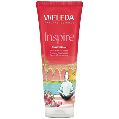 Produktfoto zu Weleda - Inspire Schönheitsdusche Granatapfel - 200ml
