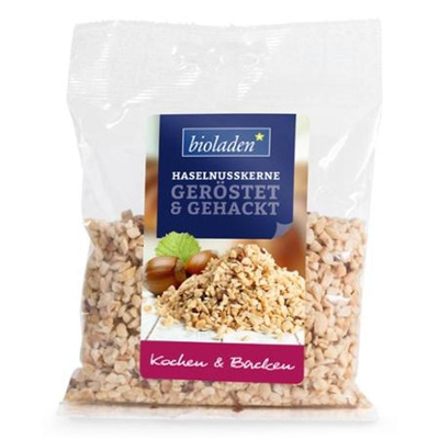 Produktfoto zu bioladen - Haselnuss, geröstet & gehackt - 100g