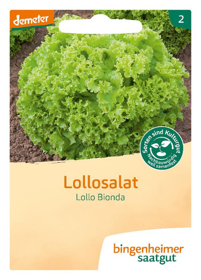 Produktfoto zu Bingenheimer Saatgut - Lollosalat