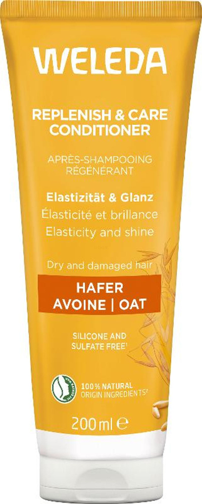 Produktfoto zu Weleda - Hafer Aufbau Spülung - 200ml