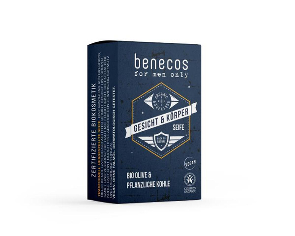 Produktfoto zu Benecos - for men only Hand- und Körperseife - 75 g