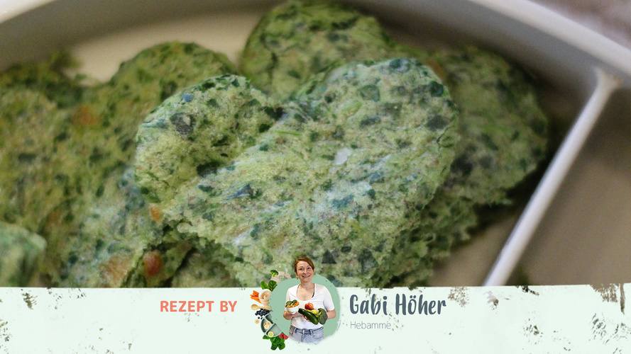 Rezeptbild für 437. Spinat Ofenpfannkuchen für den Beikoststart