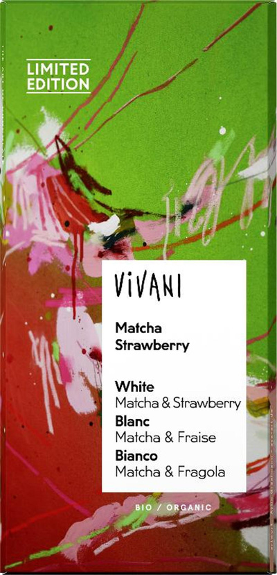 Produktfoto zu Vivani - Matcha Strawberry Schokolade - 80g