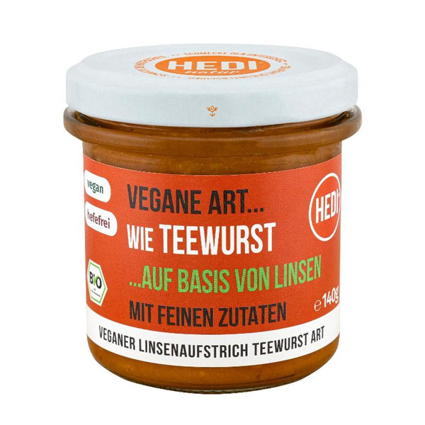 Produktfoto zu HEDI - Vegane Art Teewurst - 140g
