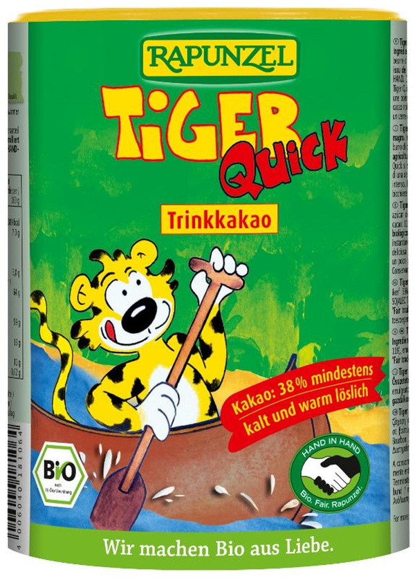 Produktfoto zu Rapunzel - Tiger Quick Trinkkakao - 400g