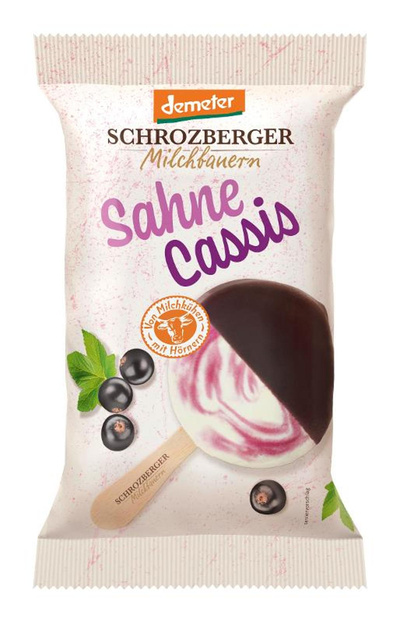 Produktfoto zu Schrozberger - Stieleis Sahne Cassis - 90ml