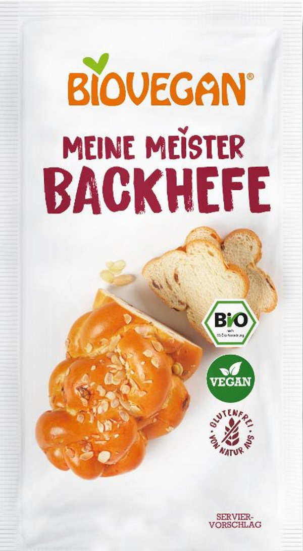 Produktfoto zu Biovegan - Meister Backhefe - 7g