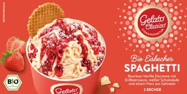 Produktfoto zu Gelato Classico - Spaghetti Eis - 400ml