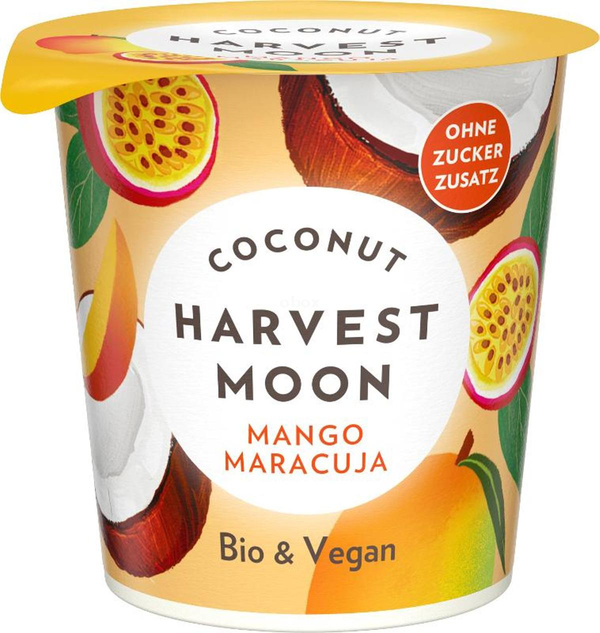 Produktfoto zu Harvest Moon - Kokos Joghurt Mango-Maracuja - 125g